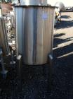 Used Tank, 55 Gallon, Stainless Steel. Approximate 24