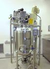Used BCD Engineering Receiver, 200 Liter (52 Gallon), 316L Stainless Steel. Internal rated 3.5 bar (50 psi) & full vacuum. Top mounted Novaseptic agitator drive. Mounted on legs. PRICE INCLUDES A 15%...