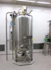 Used BCD Engineering Receiver, 1000 Liter (264 Gallon), 316L Stainless Steel. Internal rated 3.5 bar (50 psi) & full vacuum. Top mounted Novaseptic agitator drive. Mounted on legs. PRICE INCLUDES A 1...