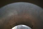 Used Sanitary Stainless Welding Tank, 325 Gallon, 304 Stainless Steel, Vertical. Approximate 44’’ diameter x 48’’ straight side. Flat top, coned bottom. Openings top (2) 1-1/2’’ tri-clamp, 15’’ man w...