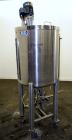 Used Tank, 90 Gallon, 304 Stainless Steel, Vertical. Approximate 28