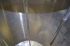 Used Tank, 25 Gallon, 304 Stainless Steel, Vertical. Approximate 18