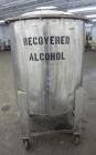 Used Tank, 100 Gallon, 304 Stainless Steel, Vertical. 30