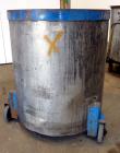 Used- Tank, 400 Gallons, 304 Stainless Steel, Vertical. Approximate 49