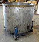 Used Tank, 300 Gallons, 301 Stainless Steel, Vertical. Approximate 48