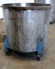Used Tank, 300 Gallons, 301 Stainless Steel, Vertical. Approximate 48
