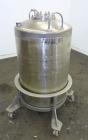 Used Tank, 50 Gallon (189 Liter), 316 Stainless Steel, Vertical. Approximate 24