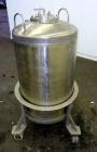 Used Tank, 50 Gallon (189 Liter), 316 Stainless Steel, Vertical. Approximate 24