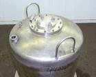 Used Tank, 50 Gallon (189 Liter), 316 Stainless Steel, Vertical. Approximate 24