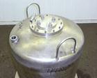 Used- Tank, 50 Gallon (189 Liter), 316 Stainless Steel, Vertical. Approximate 24