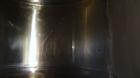 Used Tank, 450 Gallon, 304 Stainless Steel, Vertical. Approximate 60” diameter x 36” straight side, dished top and bottom. Top tangential inlet, top entering spray ball. Side 19” dameter man way with...