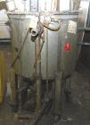 Used- Tank, 300 Gallon, Stainless Steel, Vertical. 48