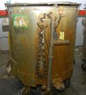 Used Tank, 300 Gallon, Stainless Steel, Vertical. 48