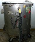 Used Tank, 300 Gallon, Stainless Steel, Vertical. 48