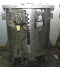 Used- Tank, 300 Gallon, Stainless Steel, Vertical. 48