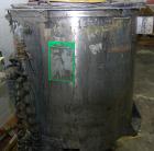 Used Tank, 300 Gallon, Stainless Steel, Vertical. 48