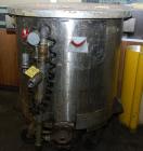 Used Tank, 300 Gallon, Stainless Steel, Vertical. 48