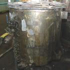 Used Tank, 300 Gallon, Stainless Steel, Vertical. 48