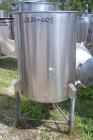 Used Tank, 70 Gallon, Stainless Steel, Vertical. 25