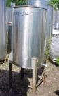 Used Tank, 50 Gallon, Stainless Steel, Vertical. 22