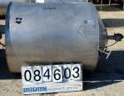 Used Tank, 350 Gallon, 304 Stainless Steel, Vertical. 44