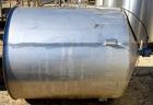 Used- Tank, 350 Gallon, 304 Stainless Steel, Vertical. 44