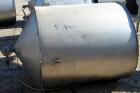 Used- Tank, 350 Gallon, 304 Stainless Steel, Vertical. 44