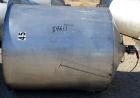 Used Tank, 350 Gallon, 304 Stainless Steel, Vertical. 44