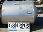 Used Tank, 350 Gallon, 304 Stainless Steel, Vertical. 44