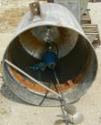 Used Tank, 225 gallon, 321 stainless steel, vertical. Approximate 36