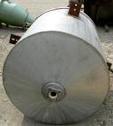 Used Tank, 225 gallon, 321 stainless steel, vertical. Approximate 36