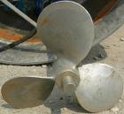 Used Tank, 225 gallon, 321 stainless steel, vertical. Approximate 36