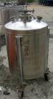 Used- Tank, 55 Gallon, 321 Stainless Steel, Vertical. 24