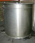 Used Tank, 340 Gallon, 304 Stainless Steel, Vertical. 48