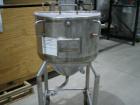 Used: Northland Stainless Company, 16 gallons, 316L stainless steel, jacketed, vertical.  20