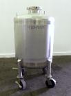 Used Northland Stainless Pressure Tank, 200 Liter (52.8 Gallon), 316L Stainless Steel, Vertical.24’’ Diameter x 22’’ straight side, dished top and bottom. Internal rated -8.8/30 psi at -20 to 300 deg...