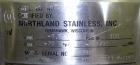 Used Northland Stainless Pressure Tank, 200 Liter (52.8 Gallon), 316L Stainless Steel, Vertical.24’’ Diameter x 22’’ straight side, dished top and bottom. Internal rated -8.8/30 psi at -20 to 300 deg...