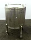 Used Northland Stainless Pressure Tank, 500 Liter (132 Gallon), 316L Stainless Steel, Vertical. 34’’ Diameter x 33’’ straight side, dished top and bottom. Internal rated 30 psi at -20 to 300 degrees ...