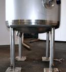 Used Northland Stainless Pressure Tank, 500 Liter (132.12 Gallon), 316L Stainless Steel, Vertical. 30” Diameter x 37” straight side. Bolt on counter balanced hinged dished top, dish bottom. Internal ...