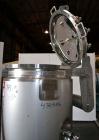 Used Northland Stainless Pressure Tank, 500 Liter (132.12 Gallon), 316L Stainless Steel, Vertical. 30” Diameter x 37” straight side. Bolt on counter balanced hinged dished top, dish bottom. Internal ...