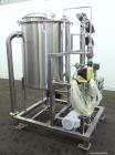 Unused- Northland Stainless Tank, 750 Liter (198 Gallon), 316 L Stainless Steel, Vertical.  38” Diameter x 45” straight side, flat bolt on top, dished bottom, rated to 150 degrees F.  Openings:  top ...