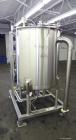 Unused- Northland Stainless Tank, 750 Liter (198 Gallon), 316 L Stainless Steel, Vertical.  38” Diameter x 45” straight side, flat bolt on top, dished bottom, rated to 150 degrees F.  Openings:  top ...