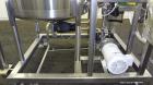Unused- Northland Stainless Tank, 750 Liter (198 Gallon), 316 L Stainless Steel, Vertical.  38” Diameter x 45” straight side, flat bolt on top, dished bottom, rated to 150 degrees F.  Openings:  top ...