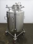 Used Northland Stainless Pressure Tank, Approximate 150 Gallon, 316L Stainless Steel, Vertical. 35-5/8