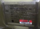 Used Northland Stainless Tank, Approximate 120 Gallon, 316 Stainless Steel, Ver