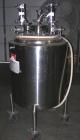 USED: Northland Stainless pressure tank, 60 gallon, 316 stainless steel, polished internal. 24