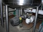 USED: Northland stainless pressure tank, 60 gallon, 316L stainless steel, vertical. 12