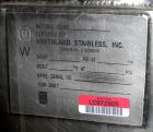 USED: Northland stainless pressure tank, 60 gallon, 316L stainless steel, vertical. 12