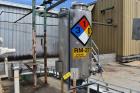 Used Nova Fabricating 150 Gallon Tank, 316L Stainless Steel, Vertical. Approximate 30