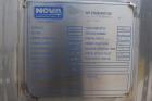 Used Nova Fabricating 150 Gallon Tank, 316L Stainless Steel, Vertical. Approximate 30